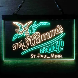 The Hamm's Brewing Company Logo Neon-Like LED Sign