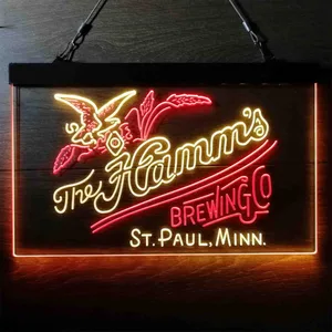 The Hamm's Brewing Company Logo Neon-Like LED Sign