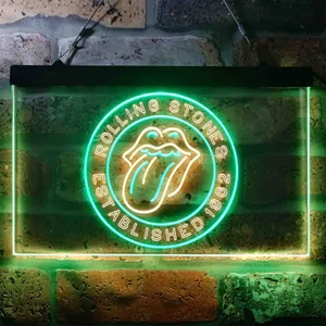 The Rolling Stones Established 1962 Neon-Like LED Sign