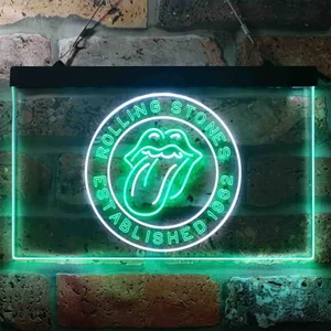 The Rolling Stones Established 1962 Neon-Like LED Sign
