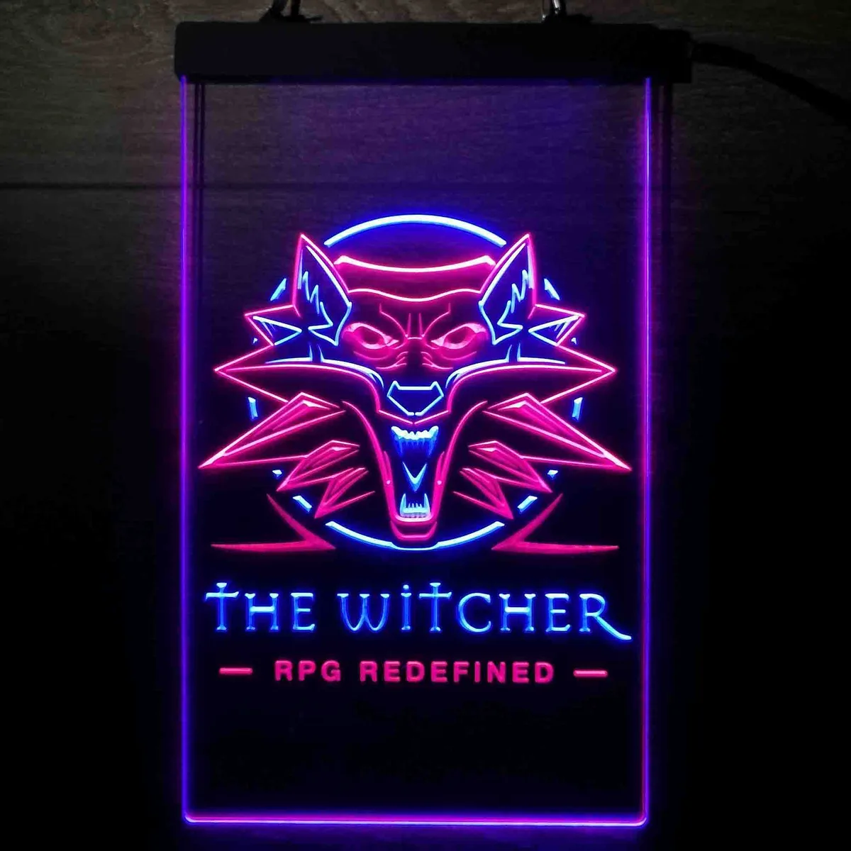 The Witcher RPD Redefined Neon-Like LED Sign