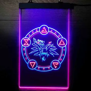 The Witcher Symbol Neon-Like LED Sign