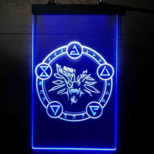 The Witcher Symbol Neon-Like LED Sign
