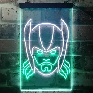 Thor Face Neon-Like LED Sign