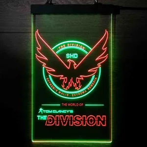Tom Clancy's The Division Logo Neon-Like LED Sign