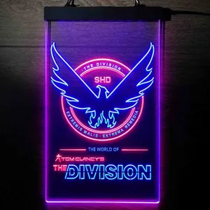 Tom Clancy's The Division Logo Neon-Like LED Sign