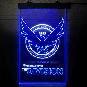 Tom Clancy's The Division Logo Neon-Like LED Sign
