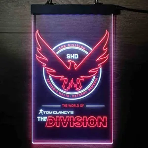 Tom Clancy's The Division Logo Neon-Like LED Sign