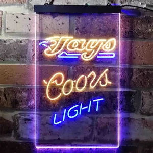 Toronto Blue Jays Coors Light Neon-Like LED Sign - Legacy Edition