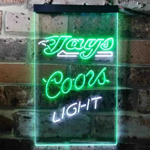 Toronto Blue Jays Coors Light Neon-Like LED Sign - Legacy Edition
