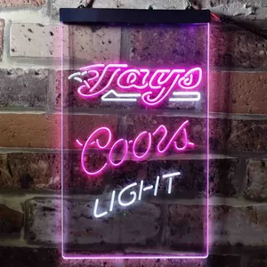 Toronto Blue Jays Coors Light Neon-Like LED Sign - Legacy Edition