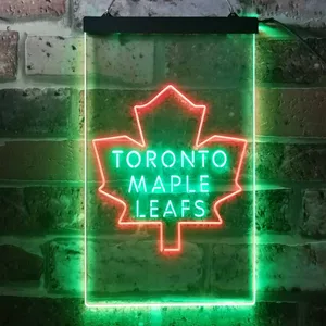 Toronto Maple Leafs Logo 1 Neon-Like LED Sign - Legacy Edition