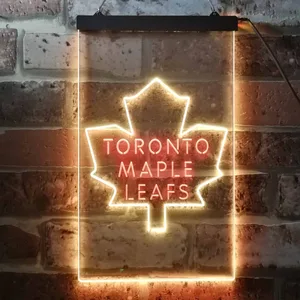 Toronto Maple Leafs Logo 1 Neon-Like LED Sign - Legacy Edition