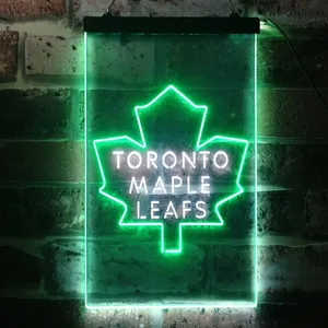 Toronto Maple Leafs Logo 1 Neon-Like LED Sign - Legacy Edition