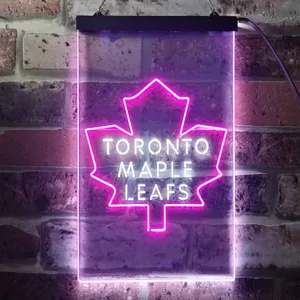 Toronto Maple Leafs Logo 1 Neon-Like LED Sign - Legacy Edition