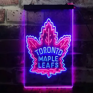 Toronto Maple Leafs Logo 2 Neon-Like LED Sign