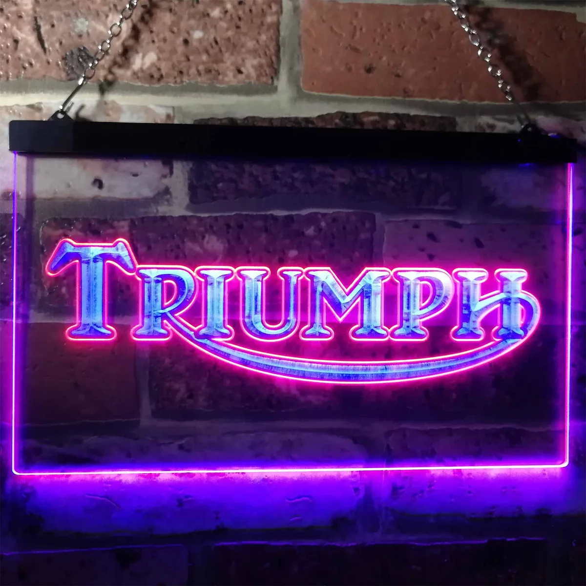 Triumph Old Logo Neon-Like LED Sign