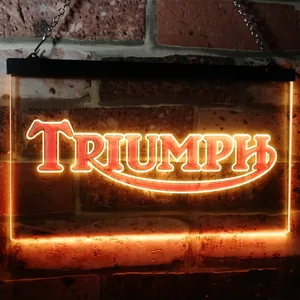 Triumph Old Logo Neon-Like LED Sign