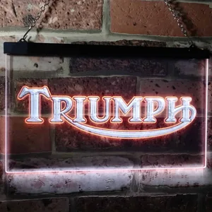 Triumph Old Logo Neon-Like LED Sign