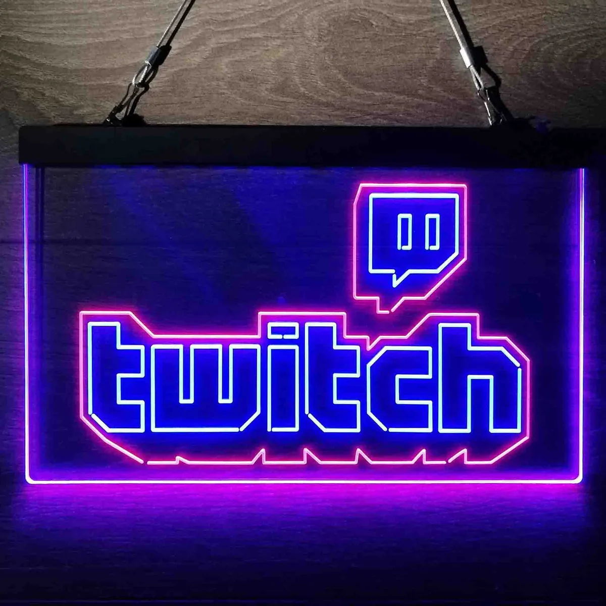 Twitch Neon-Like LED Sign