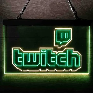 Twitch Neon-Like LED Sign