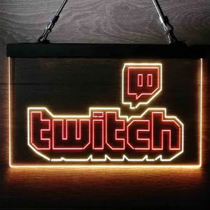 Twitch Neon-Like LED Sign
