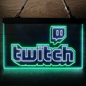 Twitch Neon-Like LED Sign