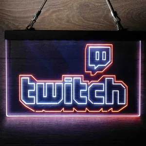 Twitch Neon-Like LED Sign