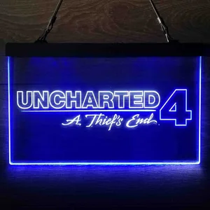 Uncharted 4 A Thief's End Neon-Like LED Sign