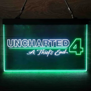 Uncharted 4 A Thief's End Neon-Like LED Sign