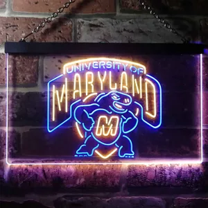 University of Maryland Terrapins Logo Neon-Like LED Sign