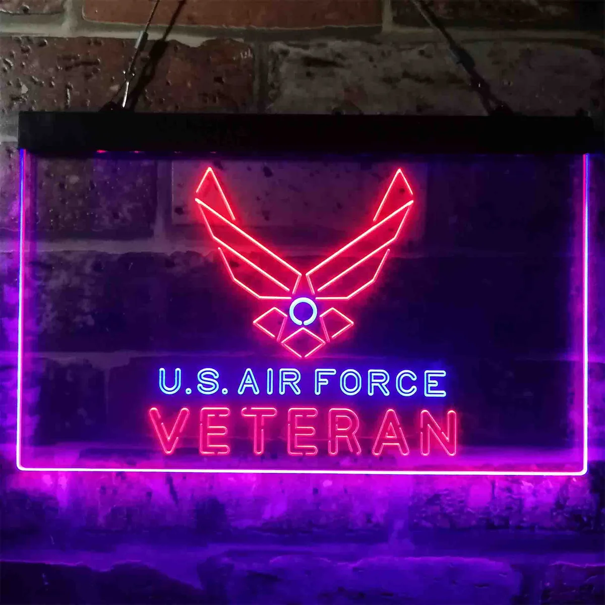 US Air Force Veteran Neon-Like LED Sign