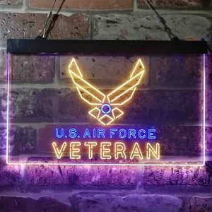 US Air Force Veteran Neon-Like LED Sign
