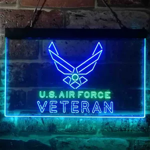 US Air Force Veteran Neon-Like LED Sign