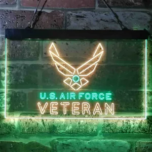 US Air Force Veteran Neon-Like LED Sign