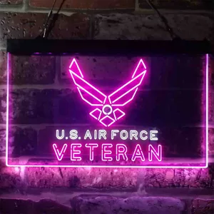 US Air Force Veteran Neon-Like LED Sign