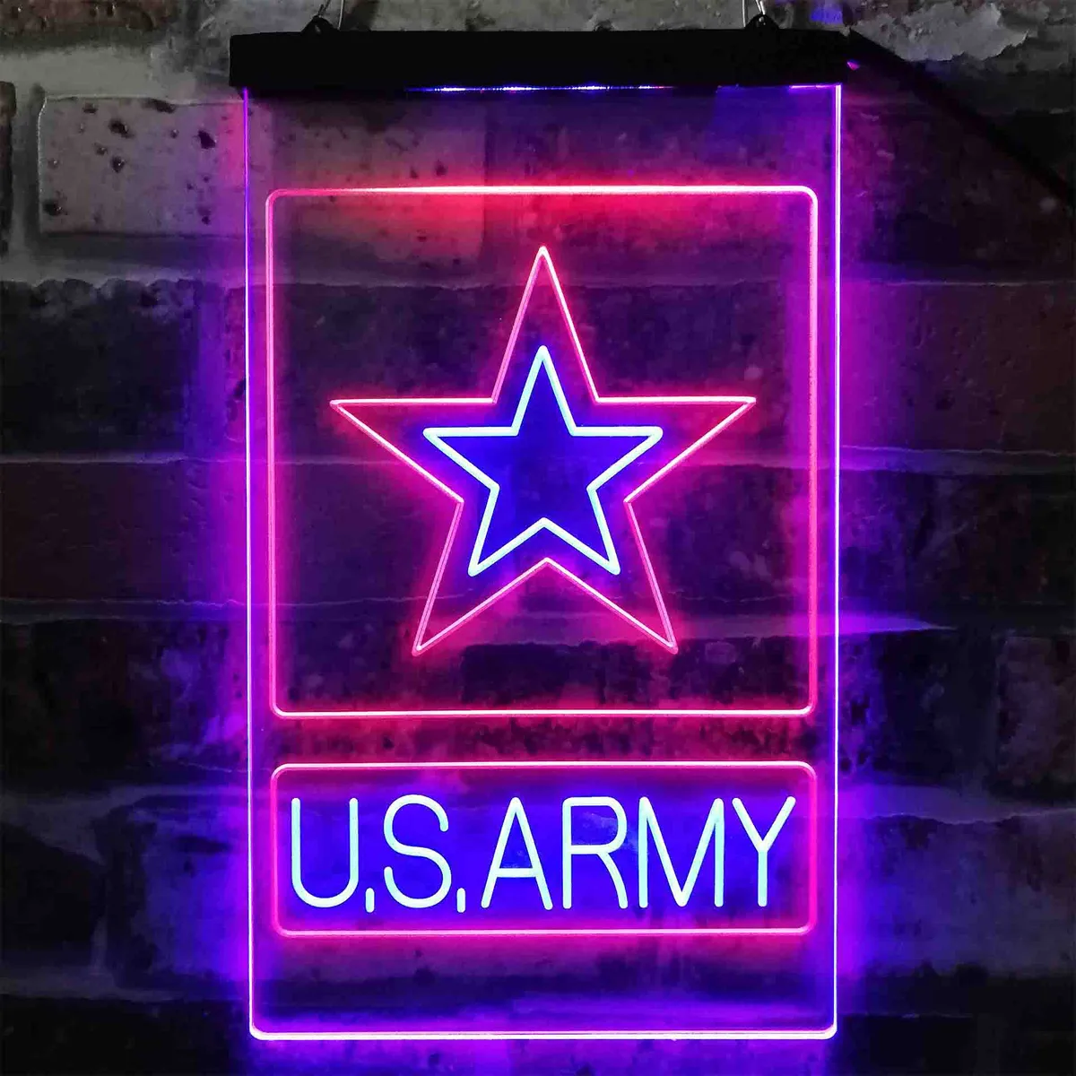 US Army Logo Neon-Like LED Sign