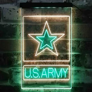 US Army Logo Neon-Like LED Sign
