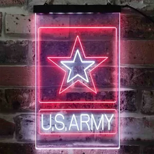 US Army Logo Neon-Like LED Sign