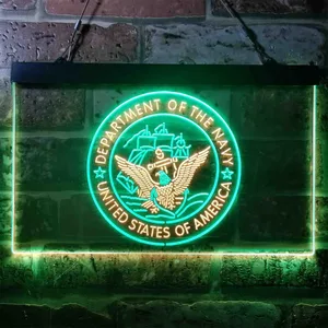 US Navy Logo Neon-Like LED Sign