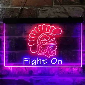 USC Trojans Fight On Neon-Like LED Sign - Legacy Edition