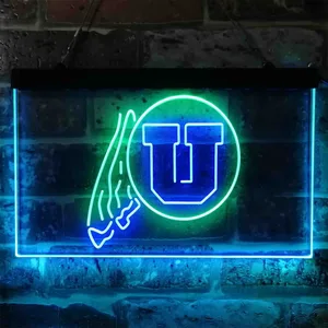 Utah Utes Logo Neon-Like LED Sign