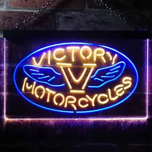 Victory Motorcycles Wings Neon-Like LED Sign
