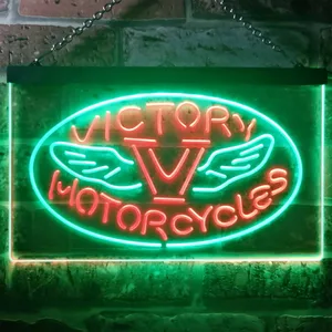 Victory Motorcycles Wings Neon-Like LED Sign
