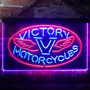 Victory Motorcycles Wings Neon-Like LED Sign
