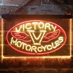 Victory Motorcycles Wings Neon-Like LED Sign