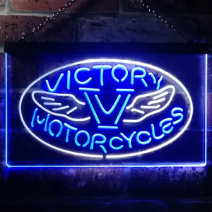 Victory Motorcycles Wings Neon-Like LED Sign