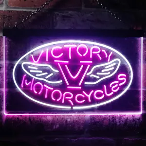 Victory Motorcycles Wings Neon-Like LED Sign