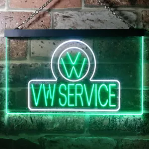 Volkswagen VW Service Neon-Like LED Sign