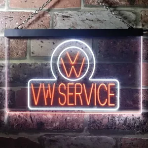 Volkswagen VW Service Neon-Like LED Sign